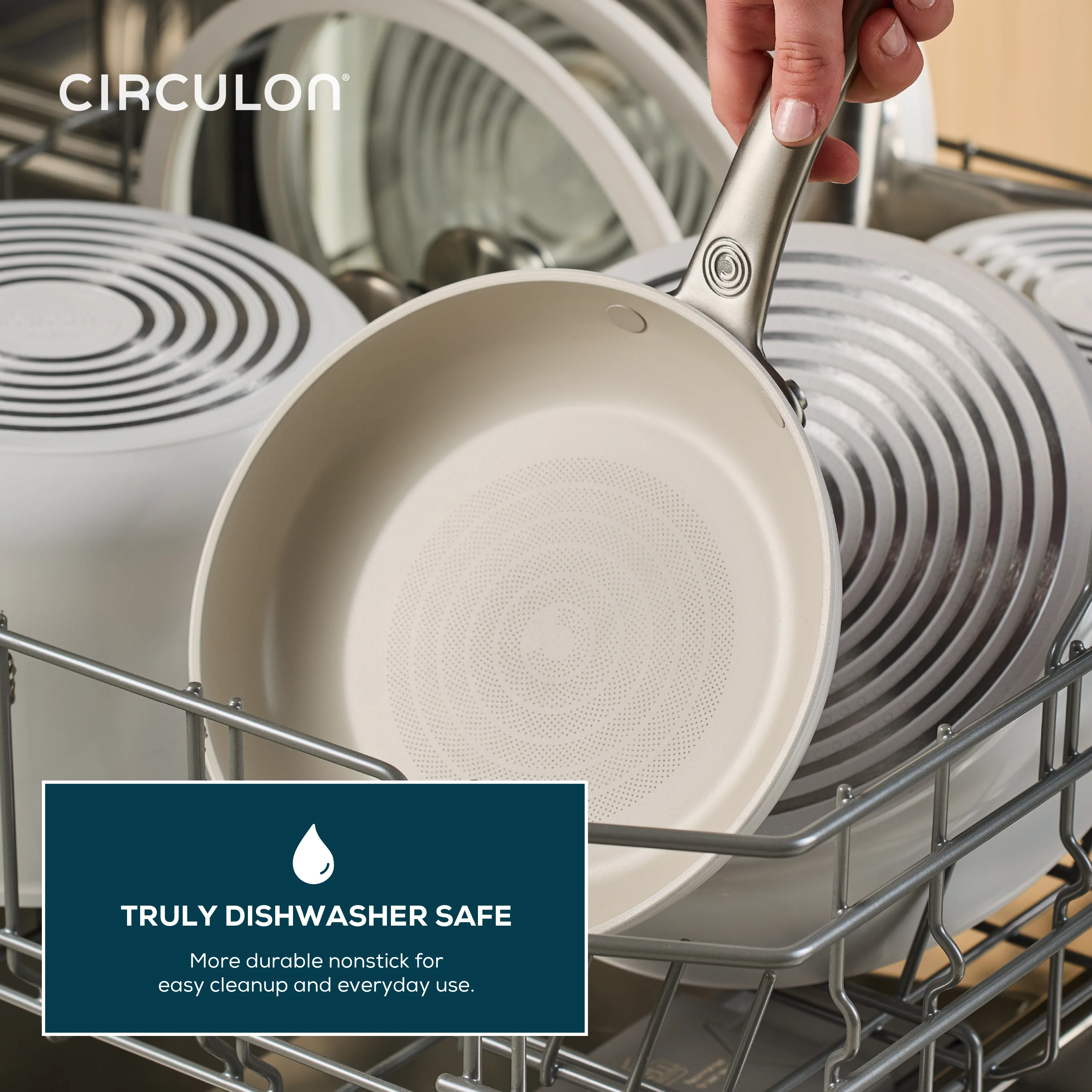 Halo LaserDefense™ Non-Stick Ceramic Frying Pan & Lid - 30cm - Image 10