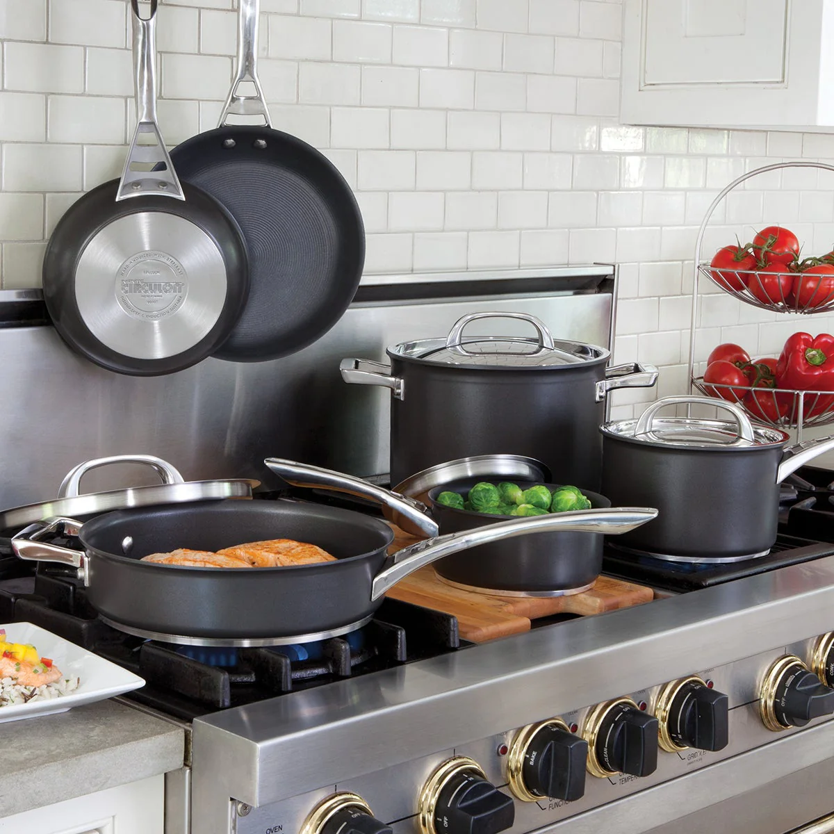 Infinite Non-Stick Induction Sauté, Stockpot & Skillet Pan Set - 7 Piece - Image 10