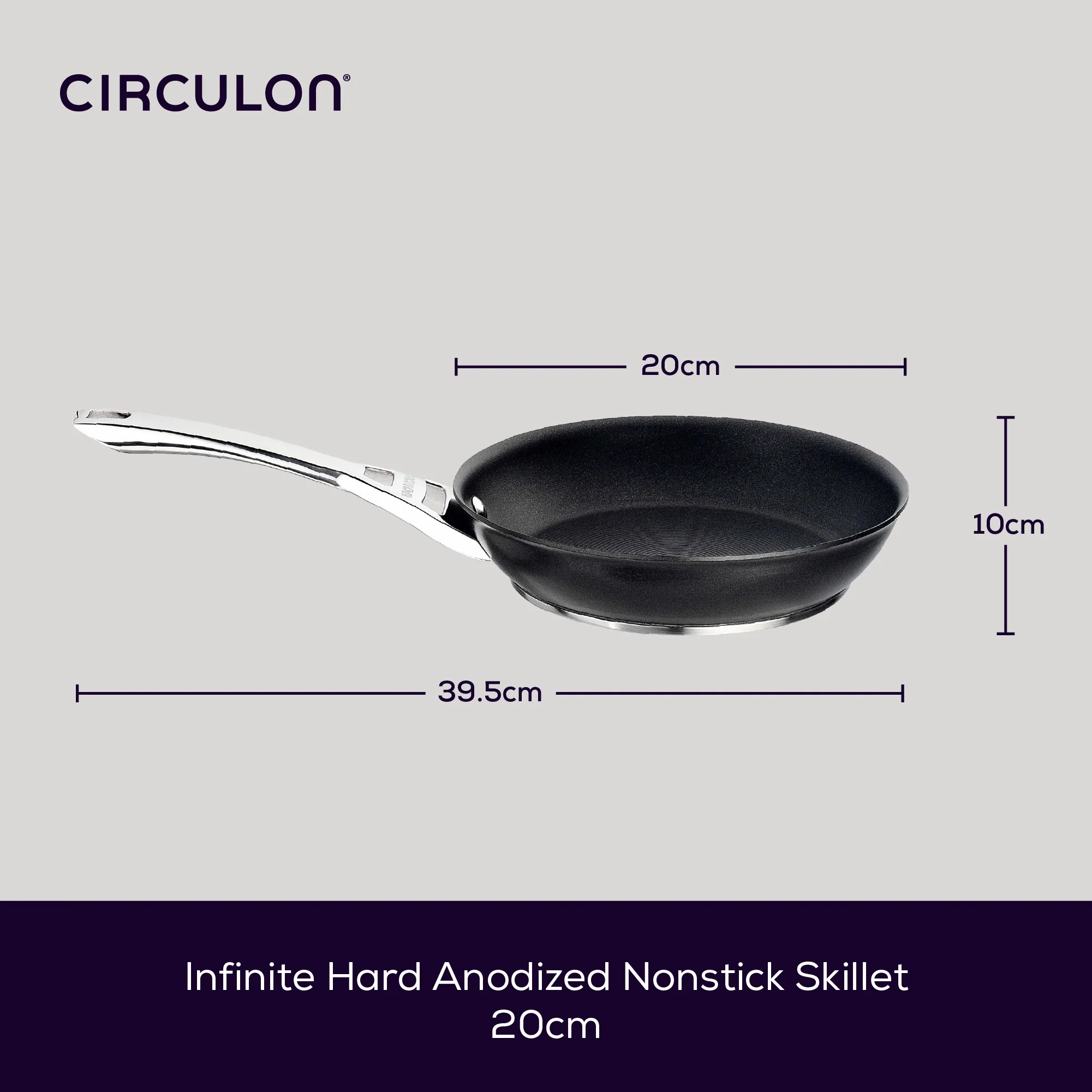 Infinite Non-Stick Induction French Skillet Pan - 3 Sizes - Image 5