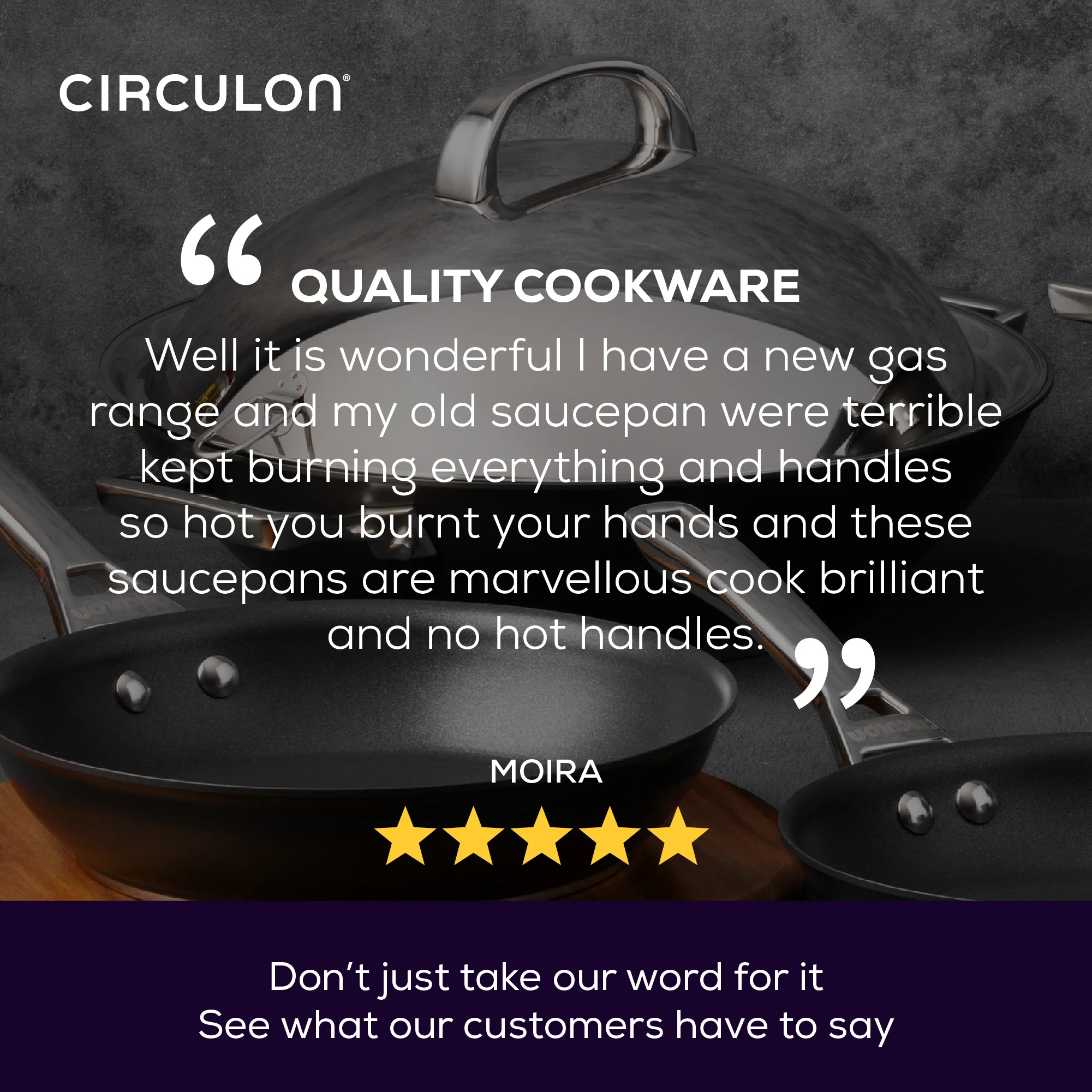 Infinite Non-Stick Induction Skillet, Saucepan & Wok Pan Set - 6 Pieces - Image 9
