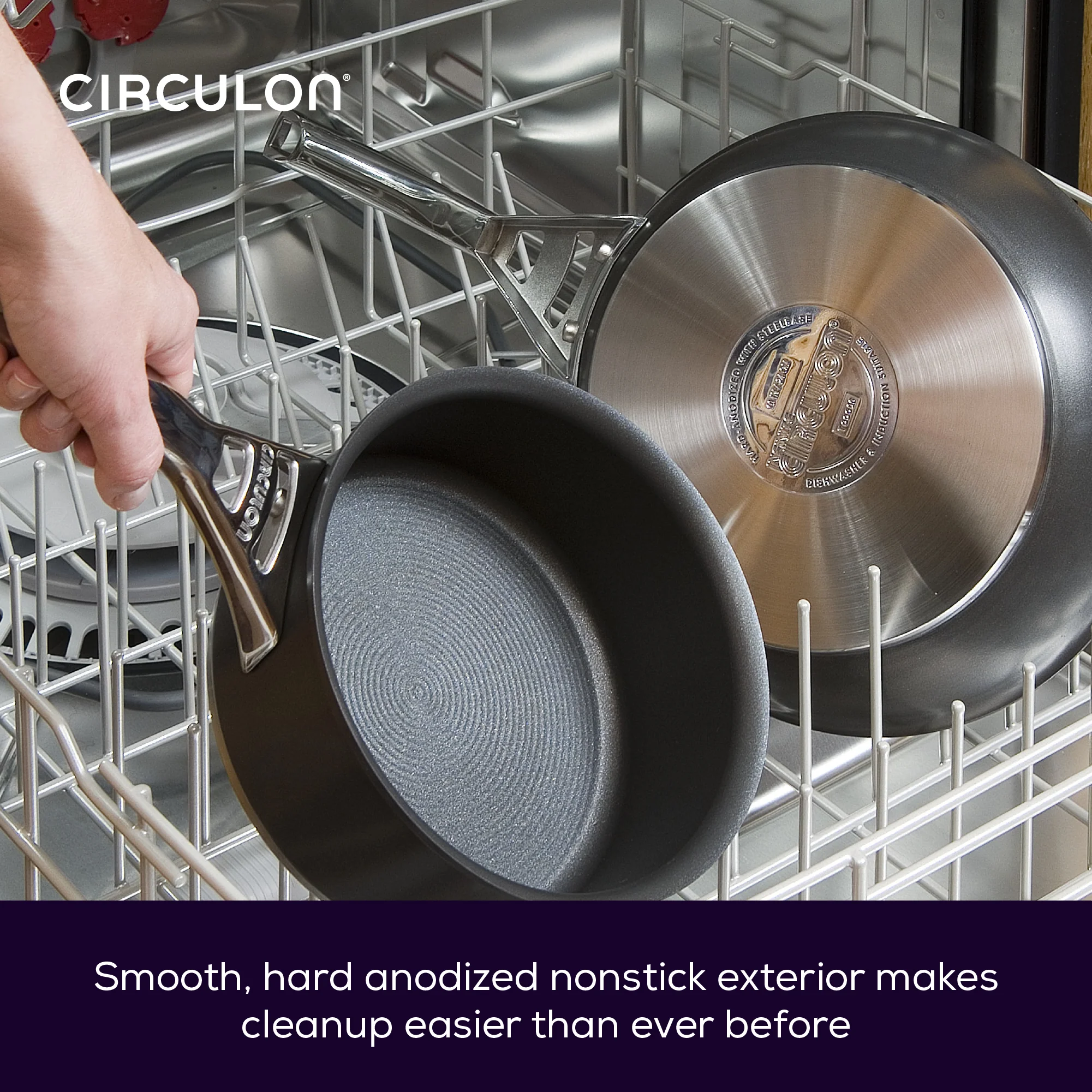 Infinite Non-Stick Induction Saucepan & Skillet Set - 4 Pieces - Image 3
