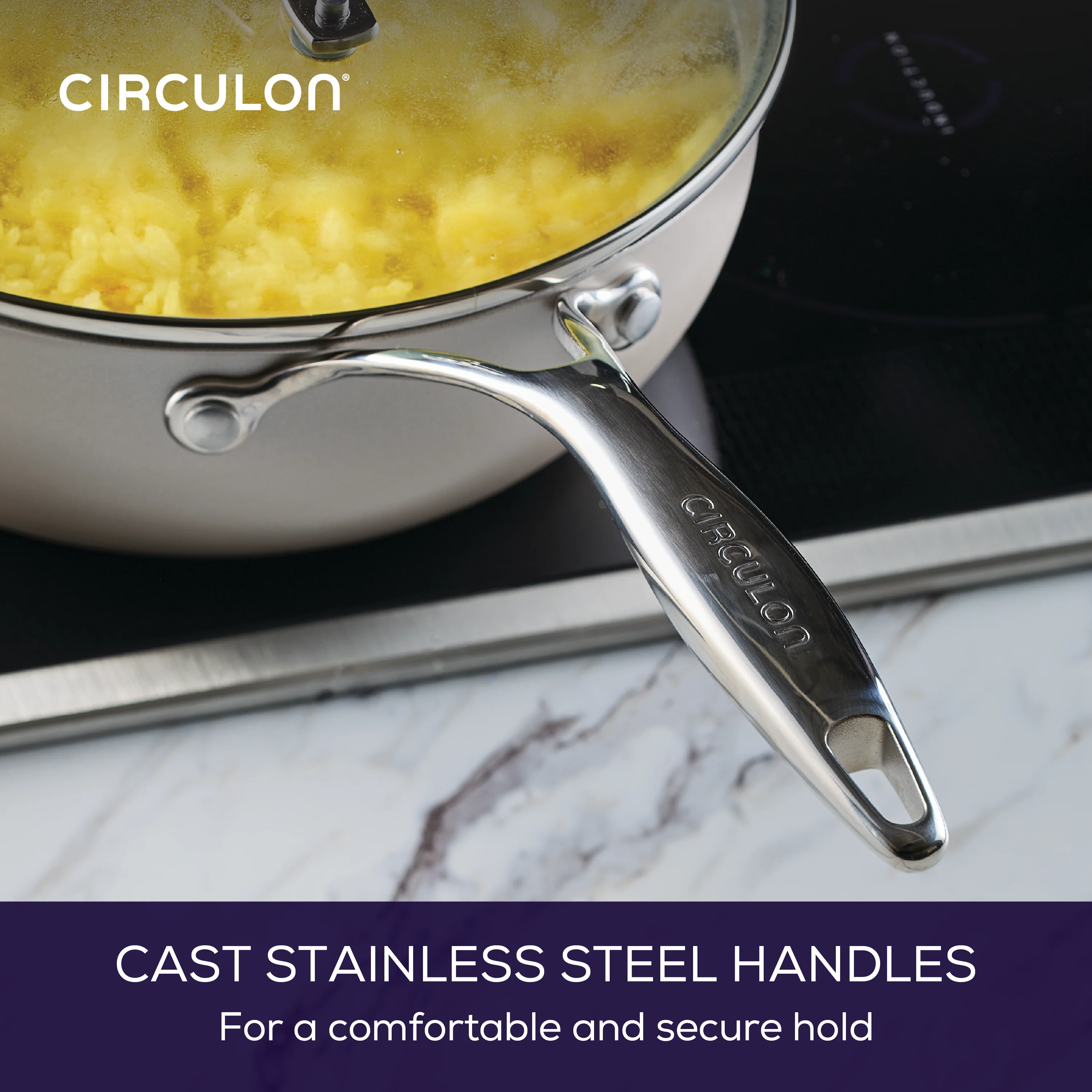 Infinity Pan with ScratchDefense Extreme Non-Stick - 24cm/2.8L - Image 6
