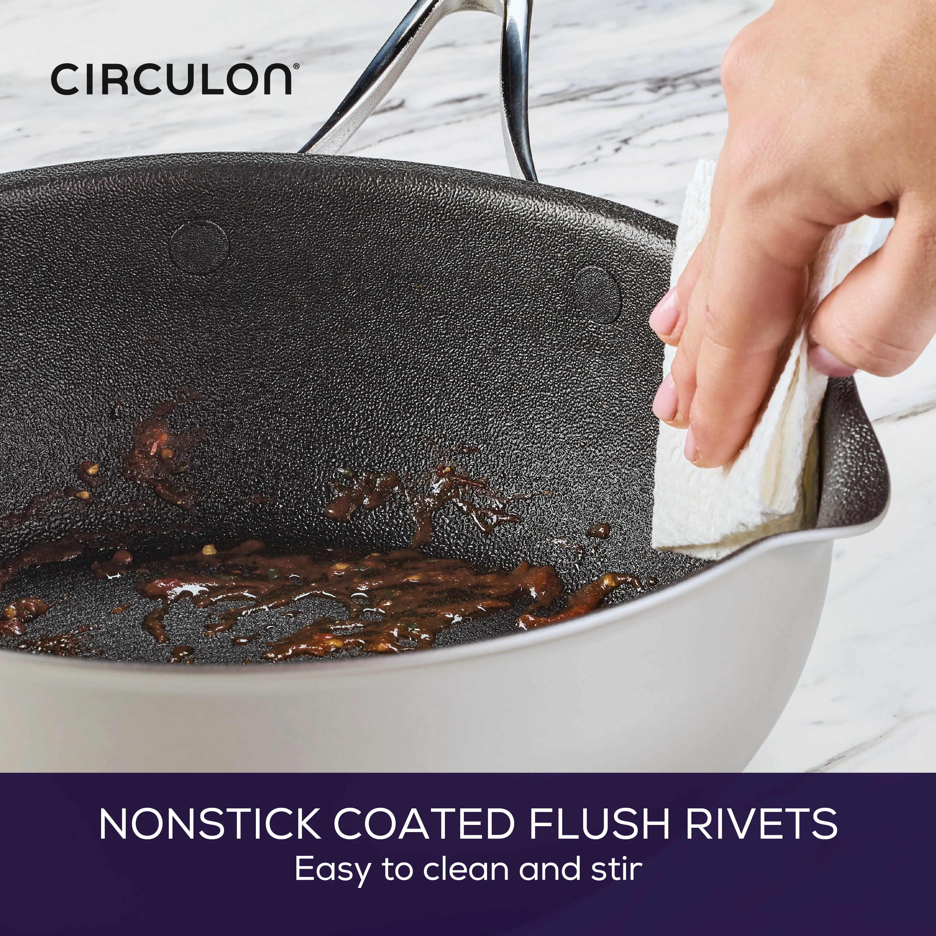 Infinity Pan with ScratchDefense Extreme Non-Stick - 24cm/2.8L - Image 7