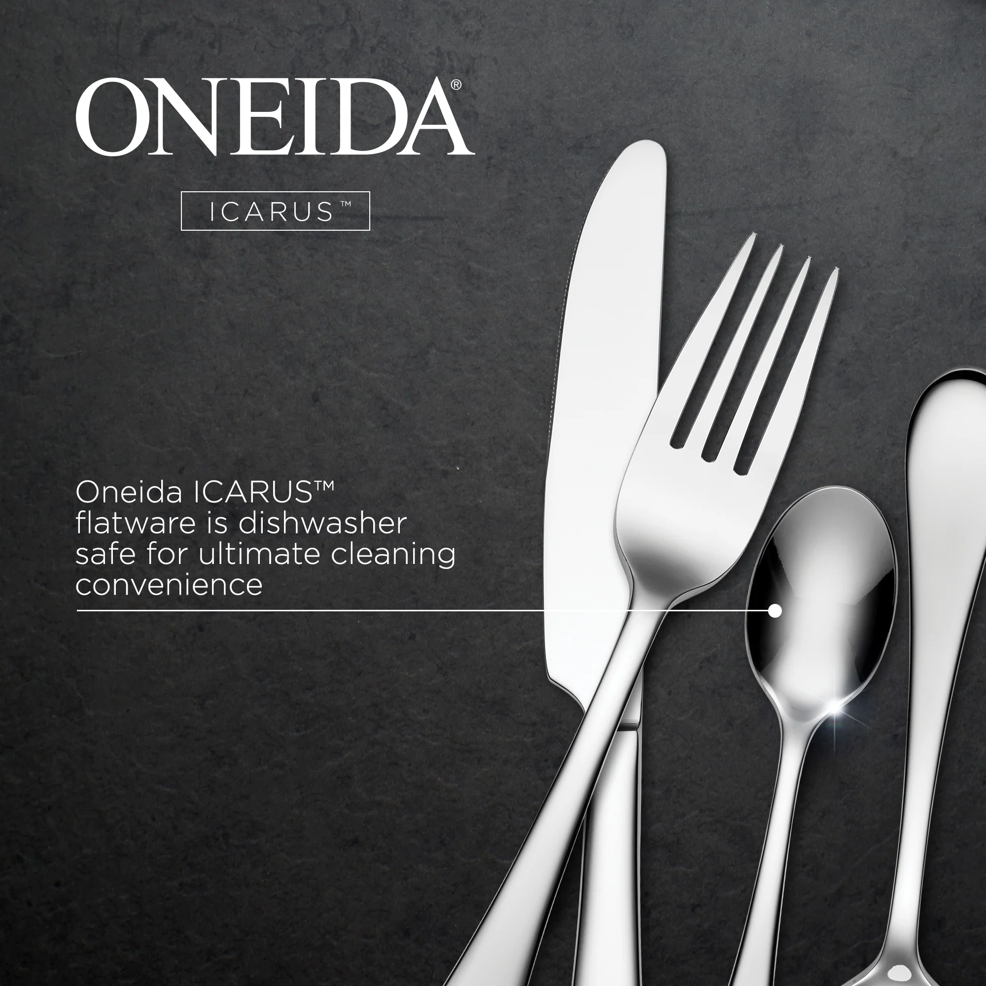Oneida Icarus Cutlery Set - 16 Pieces - Image 6