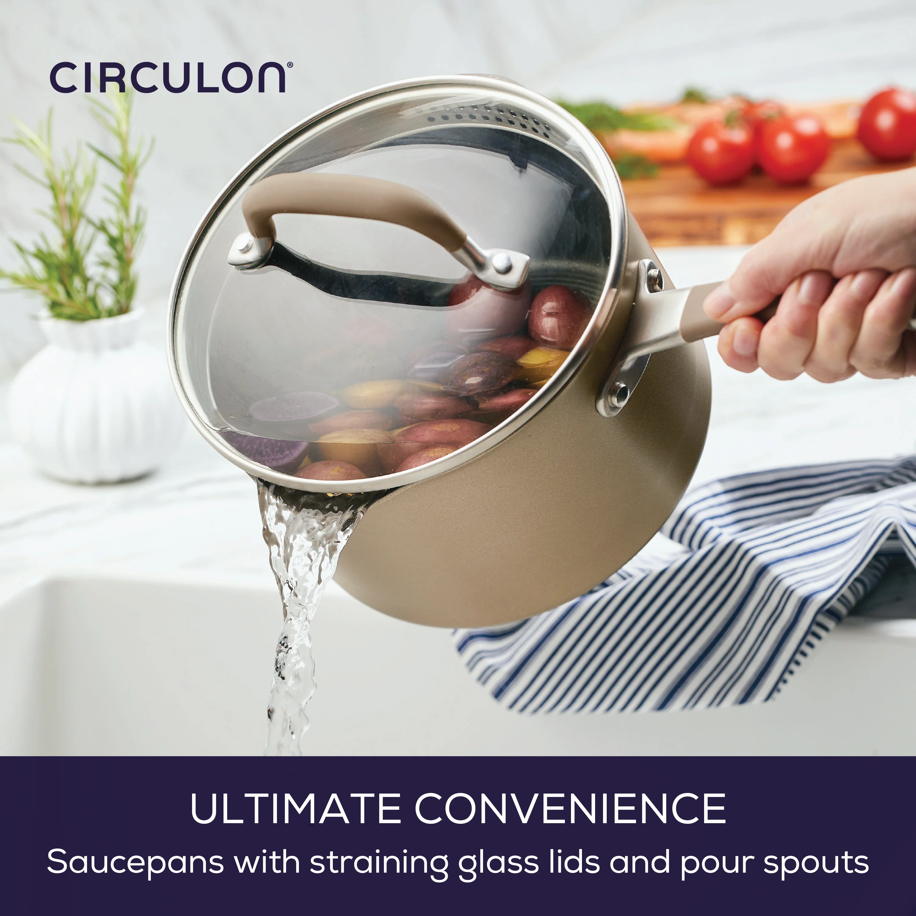 Premier Professional Non-Stick Induction Saucepan, Sauté Pan & Skillet Set - 6 Pieces - Image 7