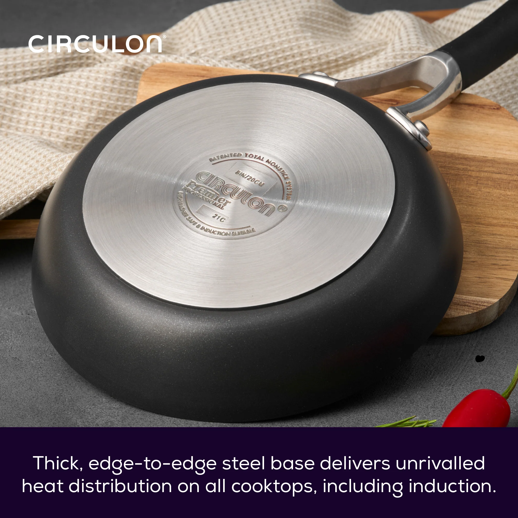 Premier Professional Non-Stick Frying Pan Twin Set - 20cm & 28cm - Image 4