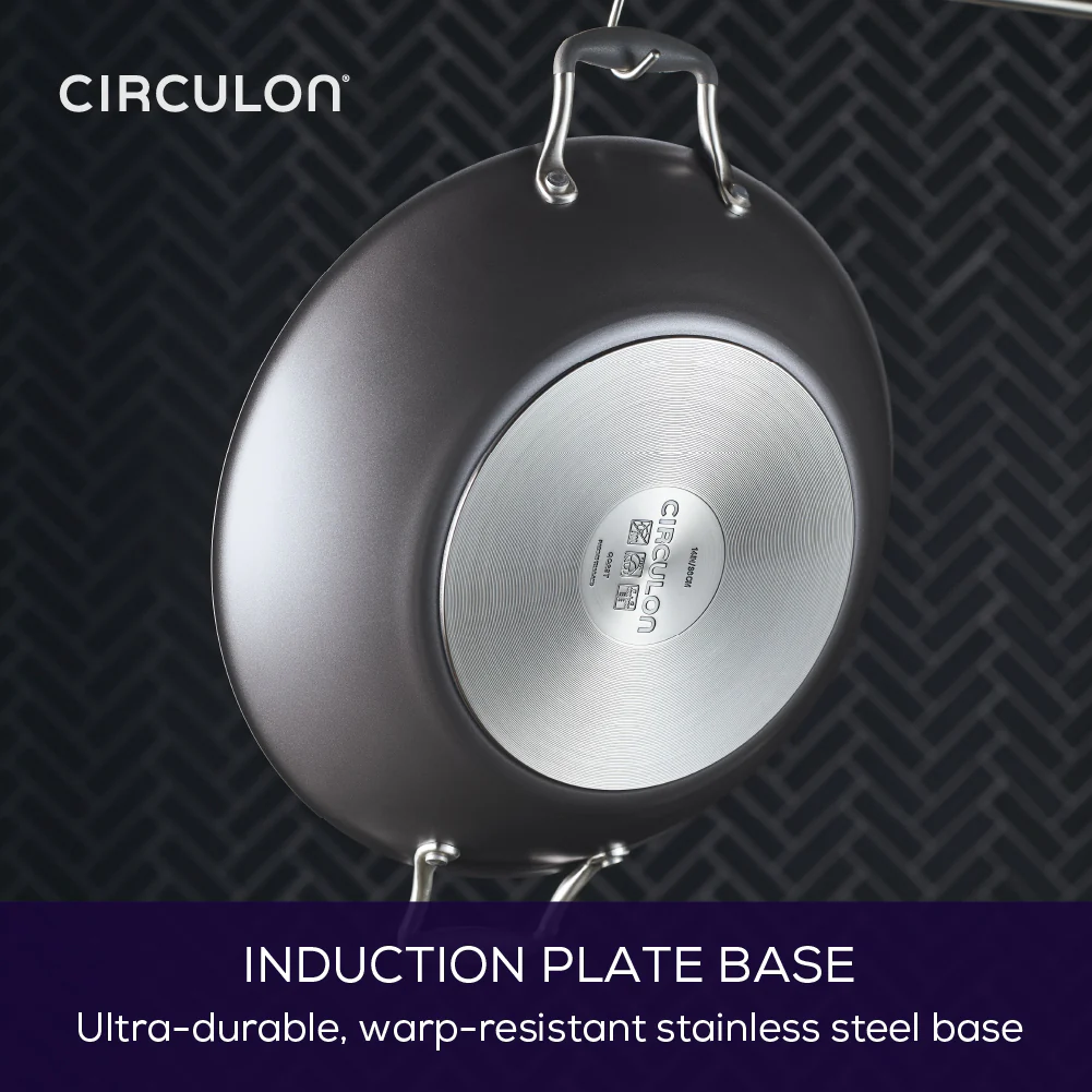 ScratchDefense Extreme Non-Stick Chef's Pan & Lid with Helper Handle - 4.2L - Image 6