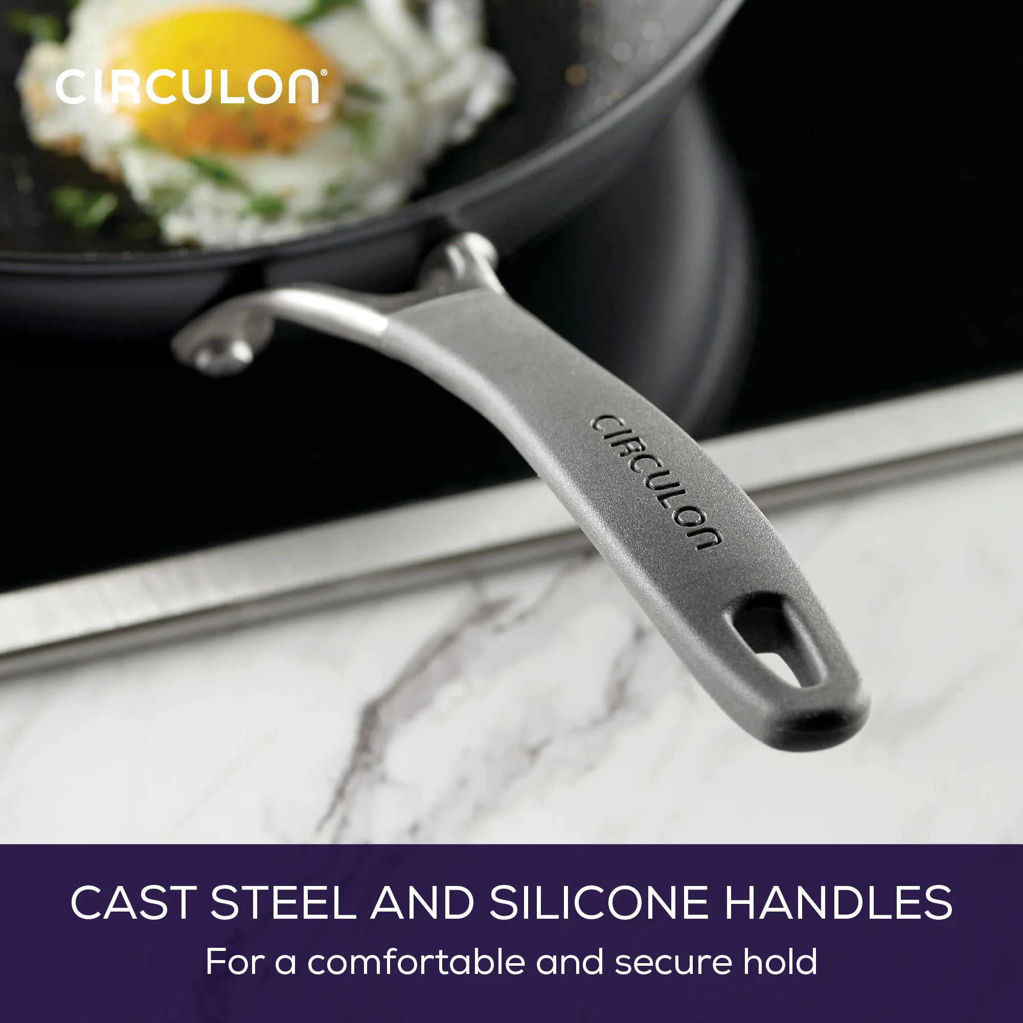 ScratchDefense Extreme Non-Stick Frying Pans & Sauté Pan - 3 Pieces - Image 7