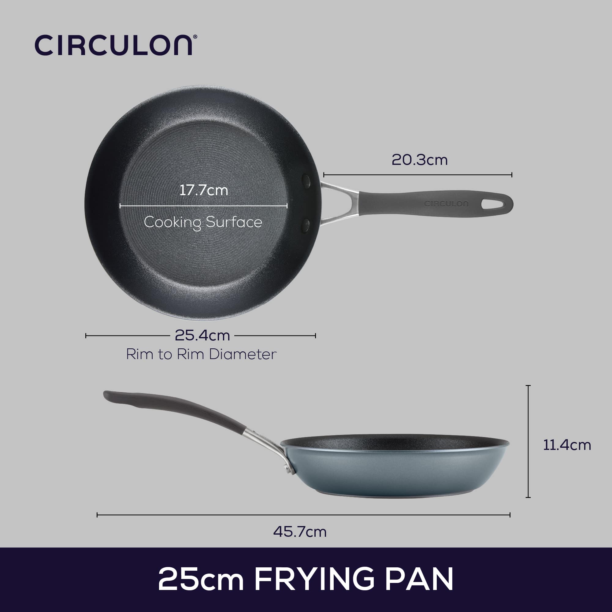 ScratchDefense Extreme Non-Stick Induction Frying Pan - 3 Sizes - Image 6