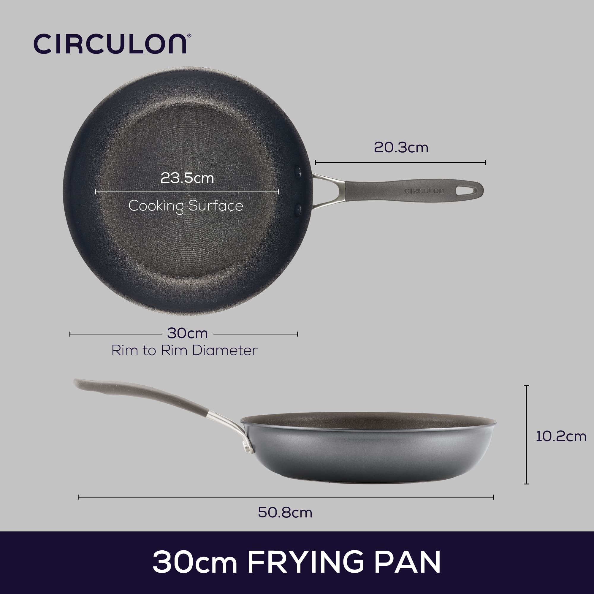 ScratchDefense Extreme Non-Stick Induction Frying Pan - 3 Sizes - Image 7