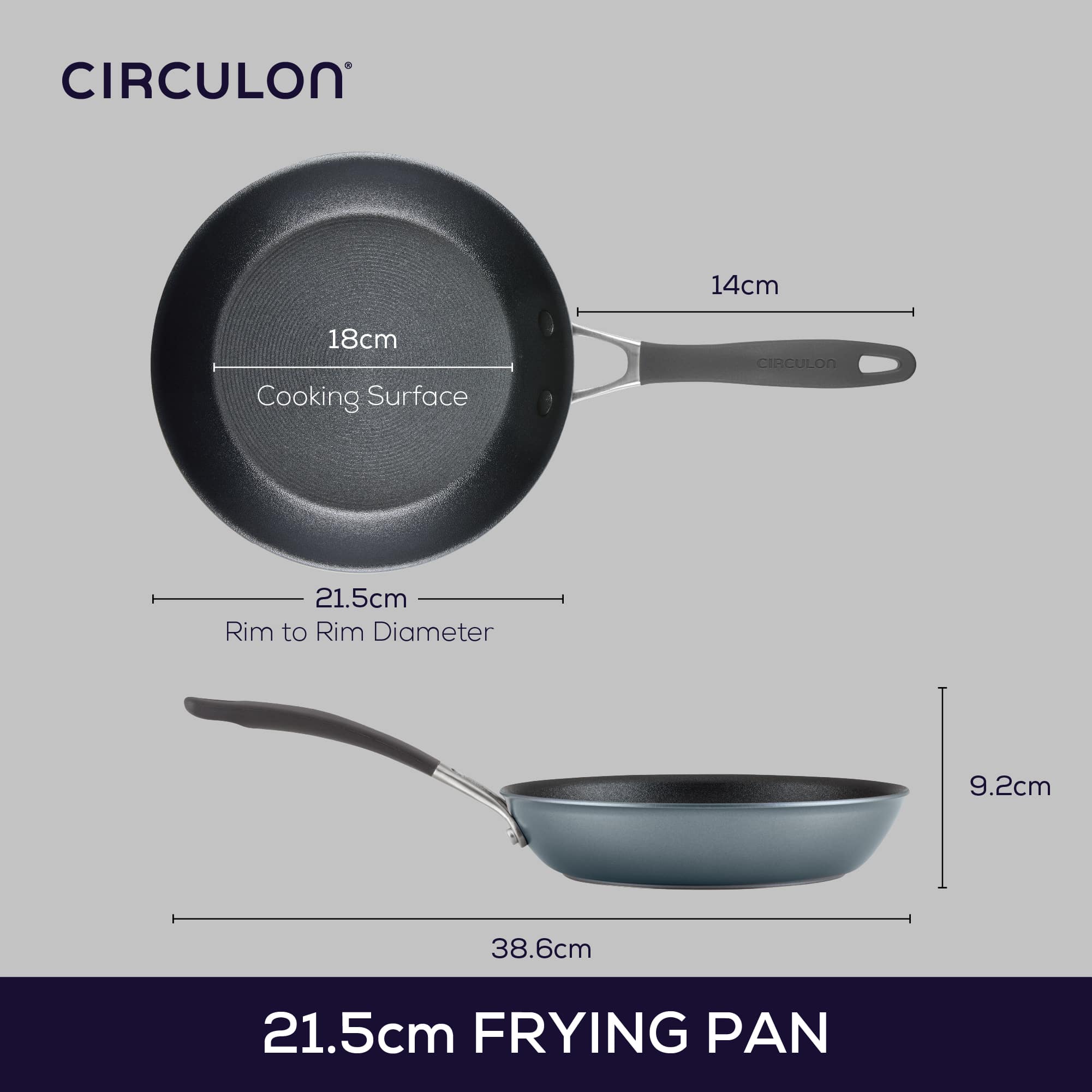 ScratchDefense Extreme Non-Stick Induction Frying Pan - 3 Sizes - Image 8