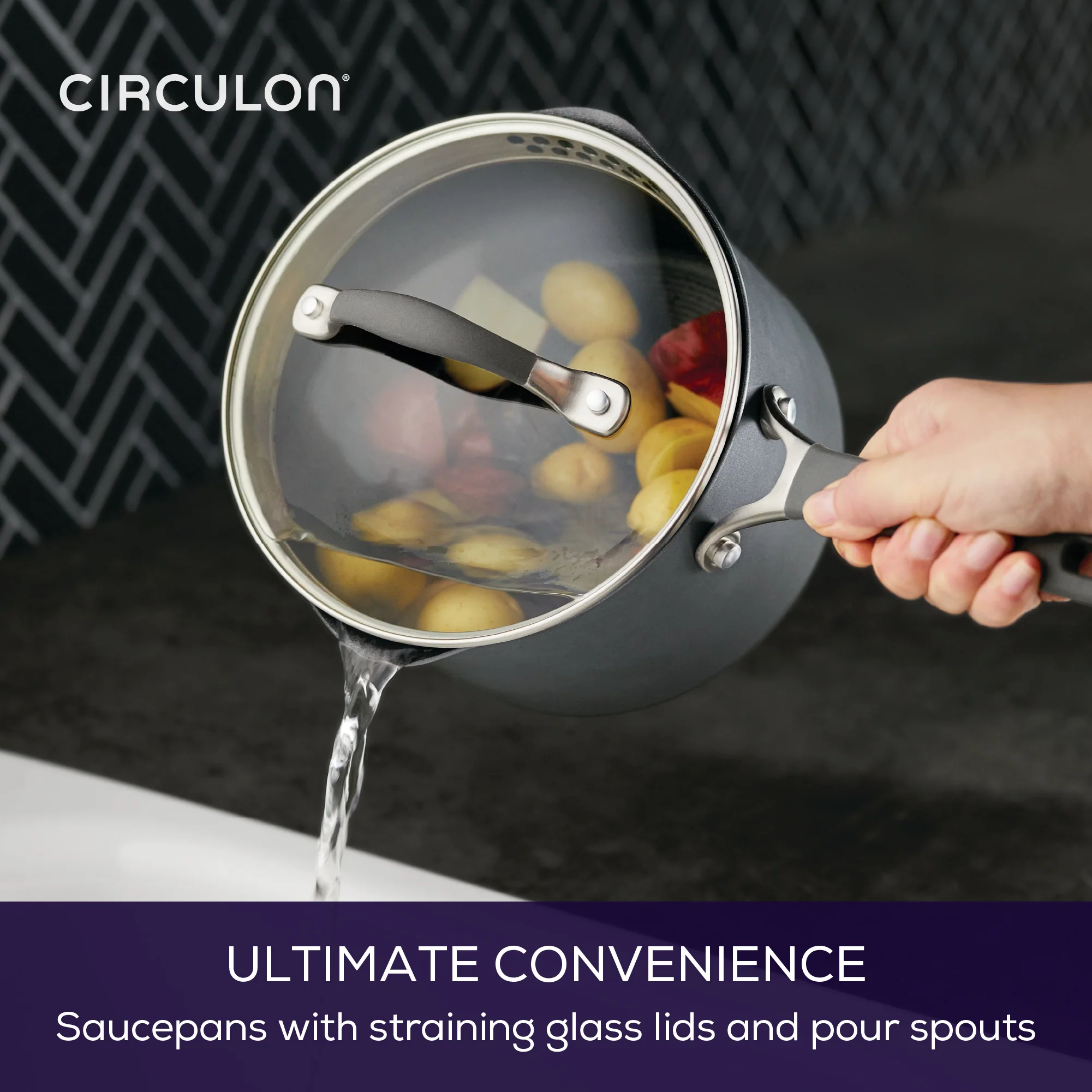 ScratchDefense Extreme Non-Stick Frying Pan, Saucepan, Sauté & Stockpot Set - 5 Pieces - Image 9