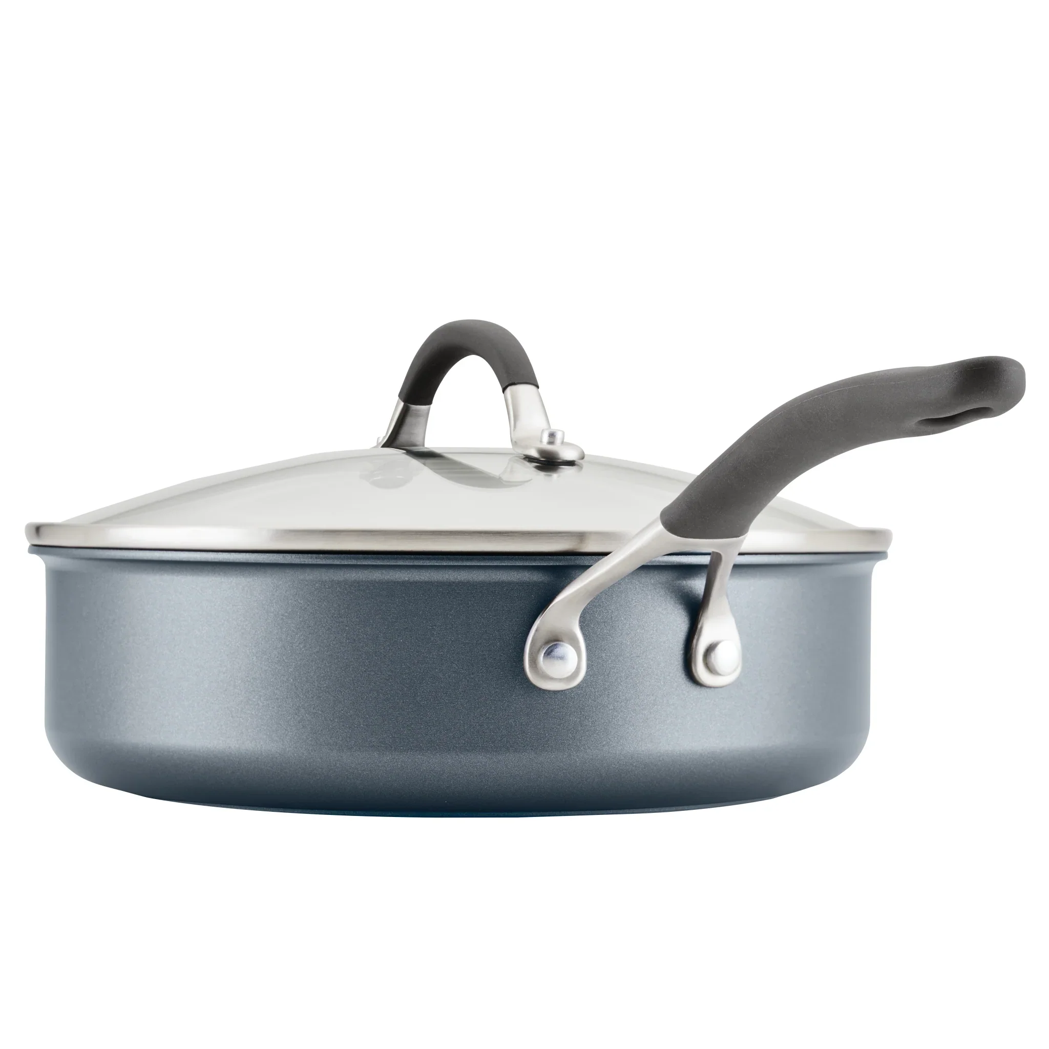 ScratchDefense Extreme Non-Stick Sauté Pan & Lid with Helper Handle - 4.7L - Image 13