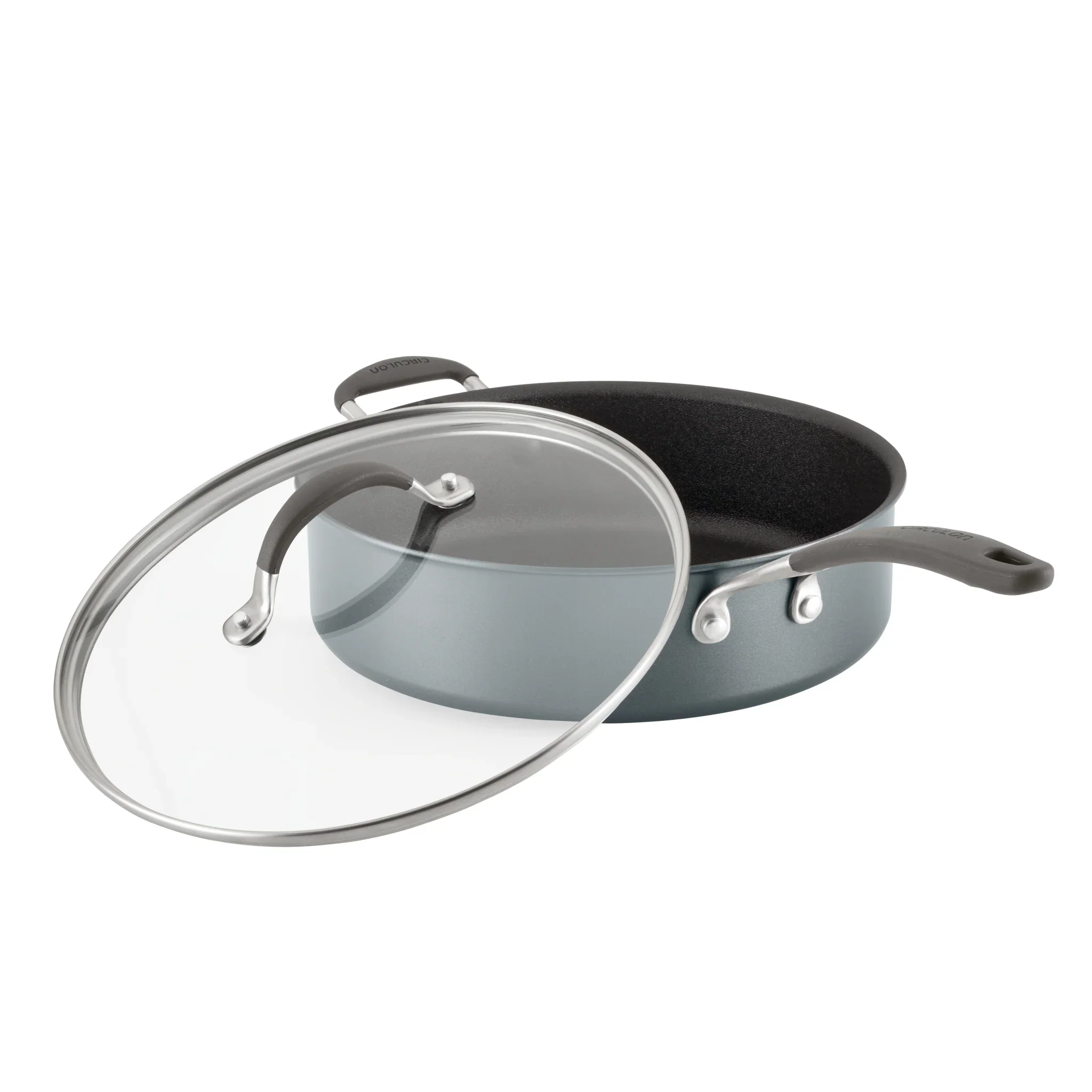 ScratchDefense Extreme Non-Stick Sauté Pan & Lid with Helper Handle - 4.7L - Image 14