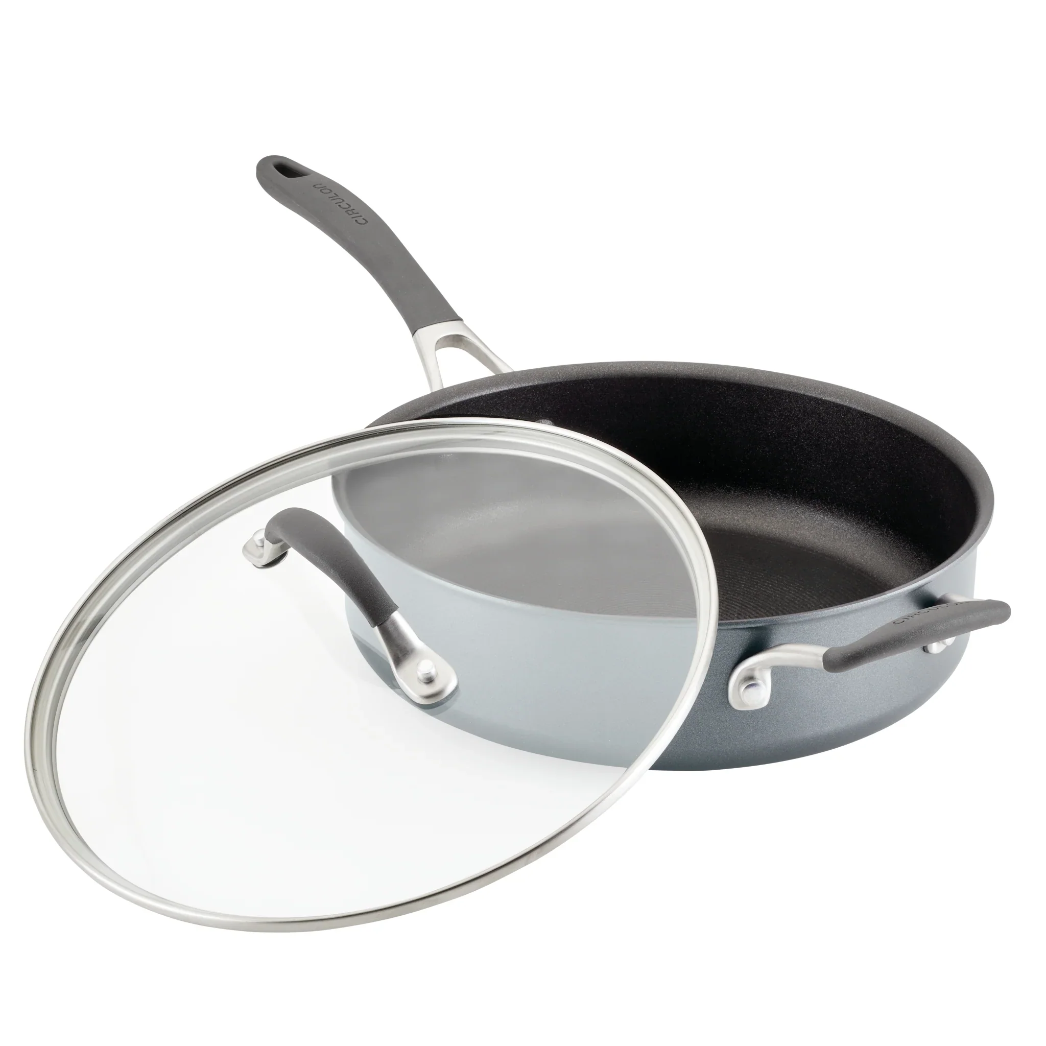 ScratchDefense Extreme Non-Stick Sauté Pan & Lid with Helper Handle - 4.7L - Image 15