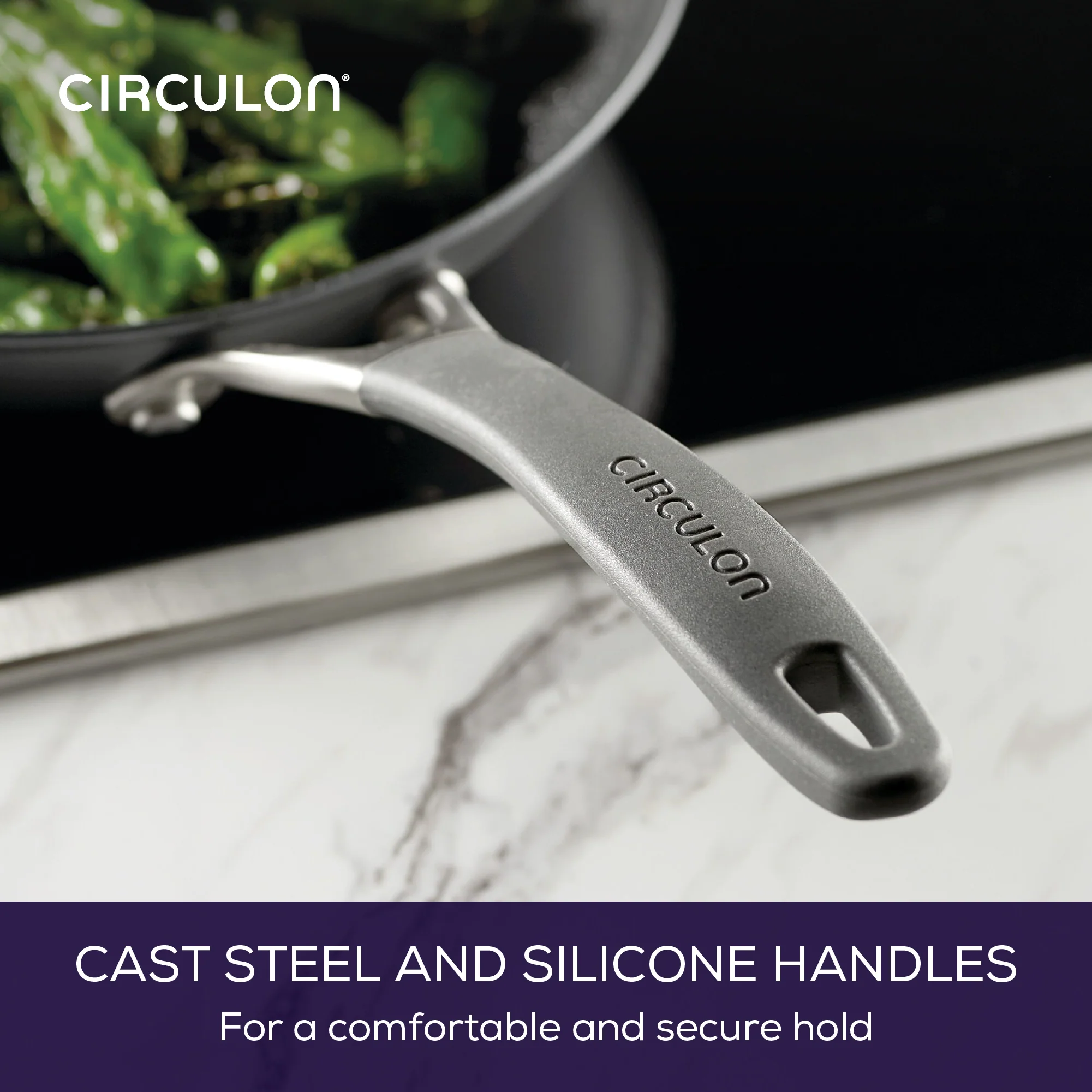 ScratchDefense Extreme Non-Stick Induction Frying Pan Twin Set - Small & Medium - Image 6