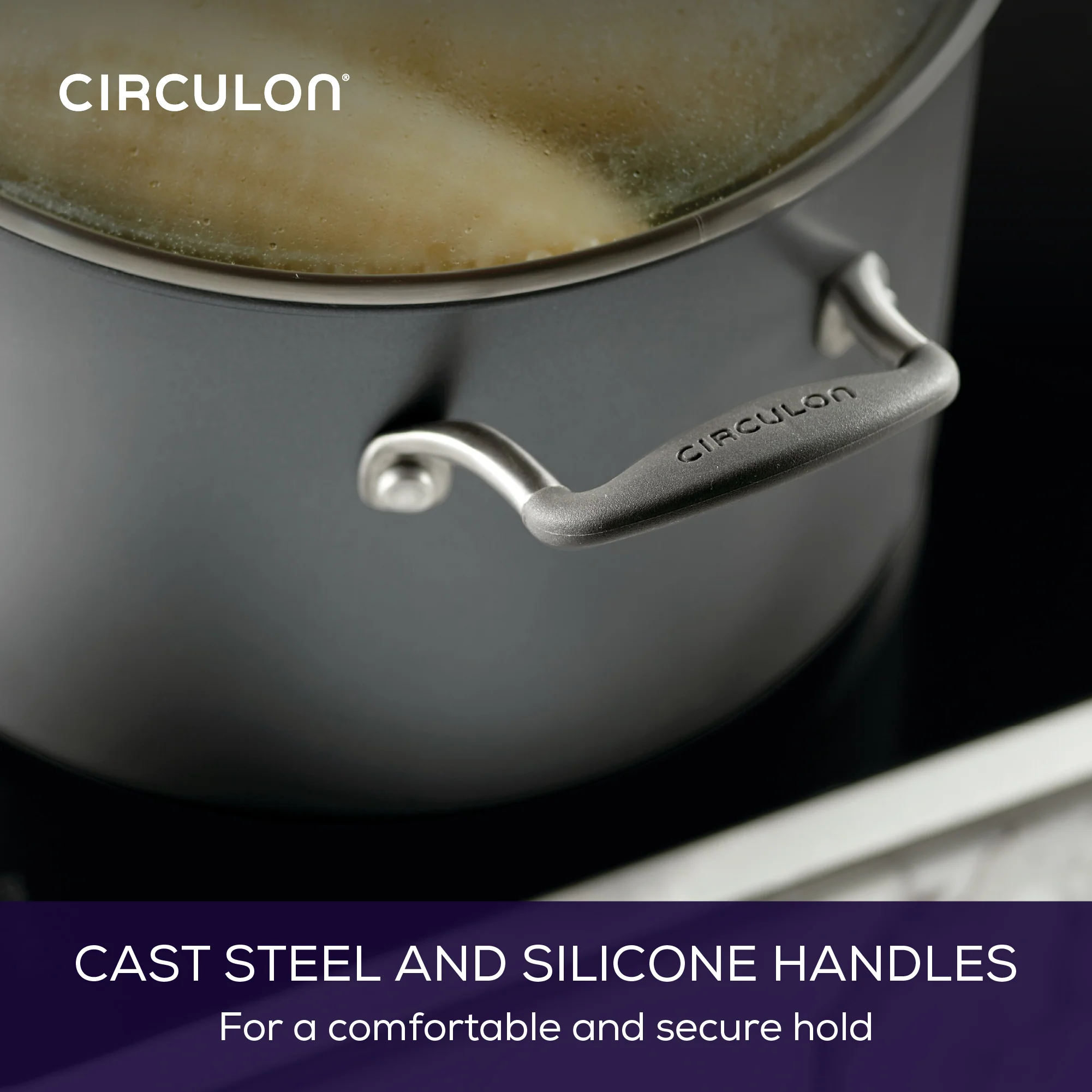 ScratchDefense Extreme Non-Stick Stockpot & Lid - 7.6L - Image 7