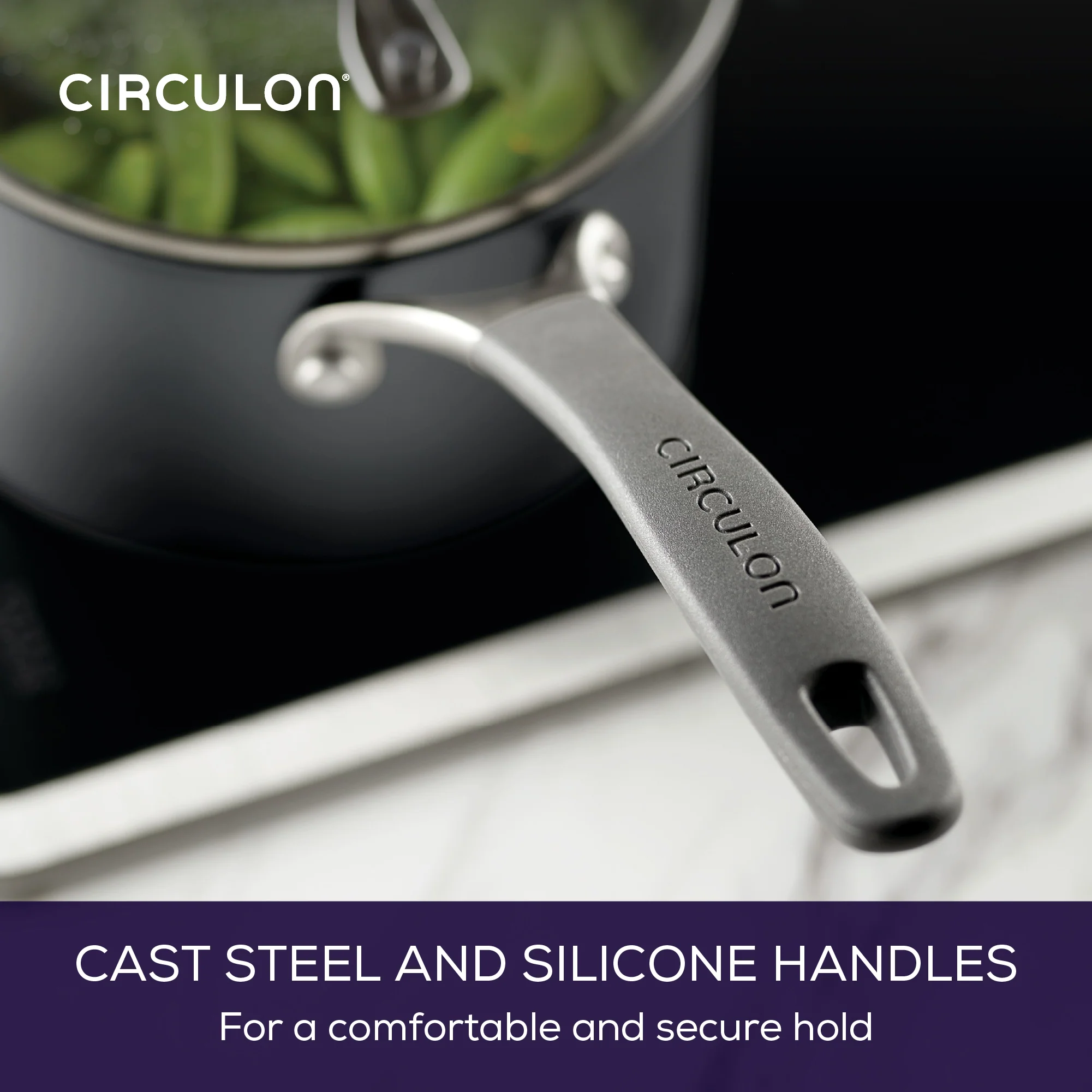 ScratchDefense Extreme Non-Stick Straining Saucepan & Lid - 2 Sizes - Image 7