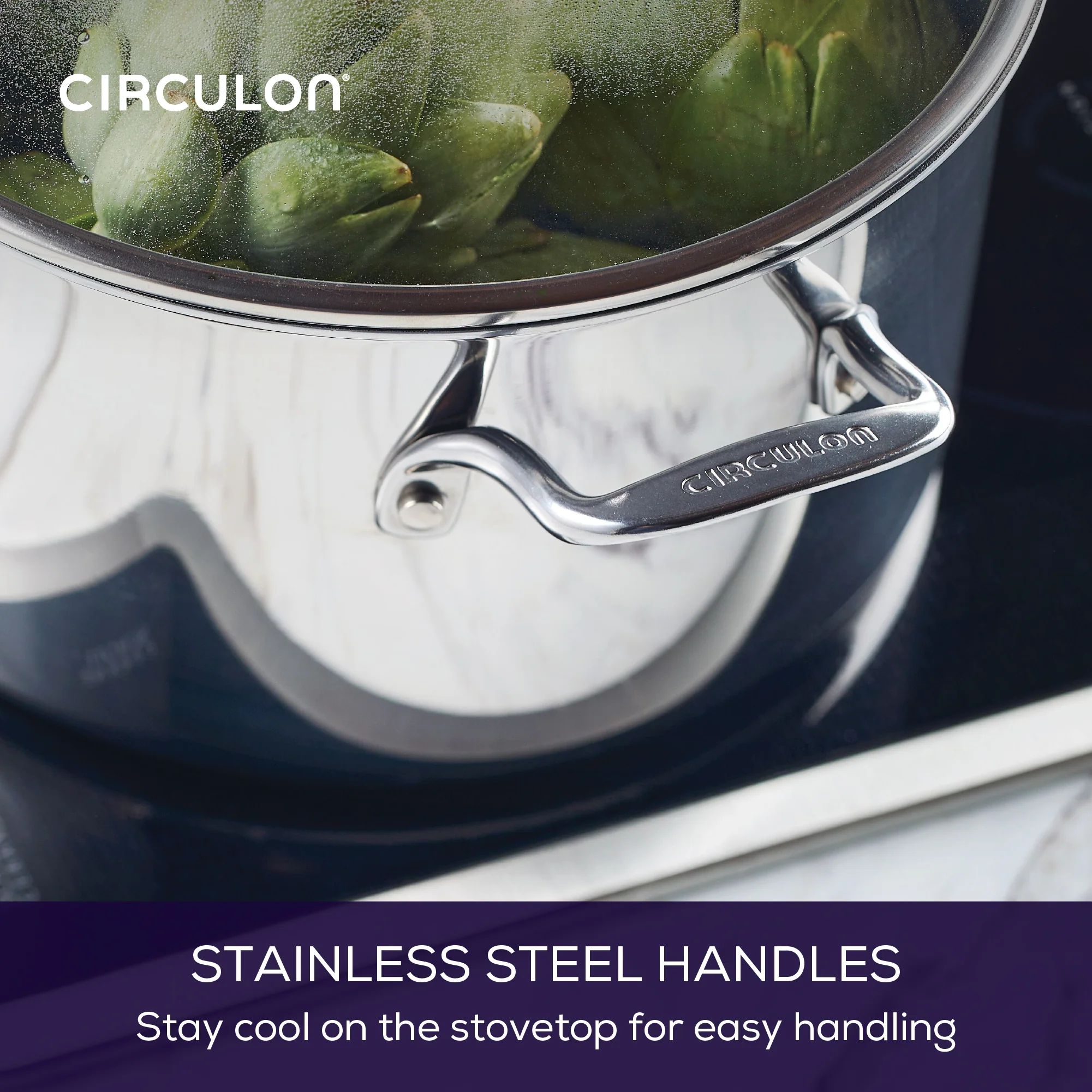 ScratchDefense Multi-Layer Stainless Steel Extreme Non-Stick Stockpot & Lid - 7.6L - Image 6