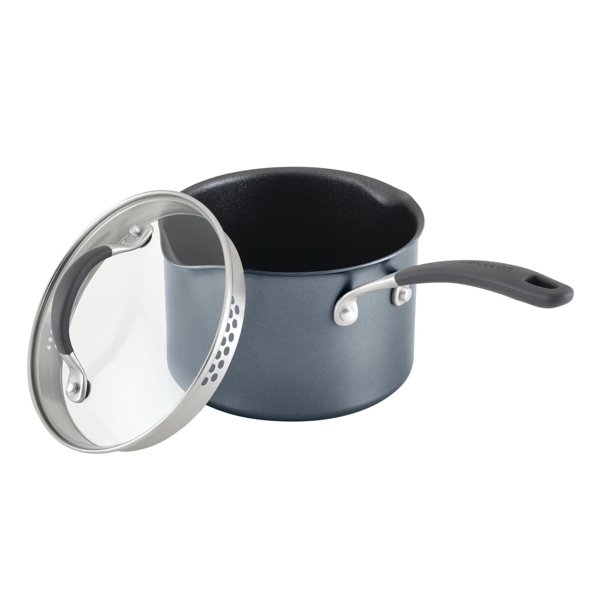 ScratchDefense Extreme Non-Stick Straining Saucepan & Lid Set - Small, Medium & Large - Image 14