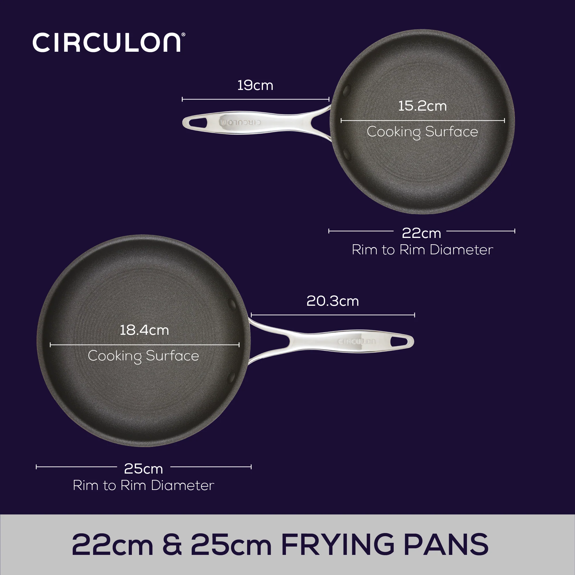 ScratchDefense Multi-Layer Stainless Steel Extreme Non-Stick Induction Frying Twin Set - Small & Medium - Image 13