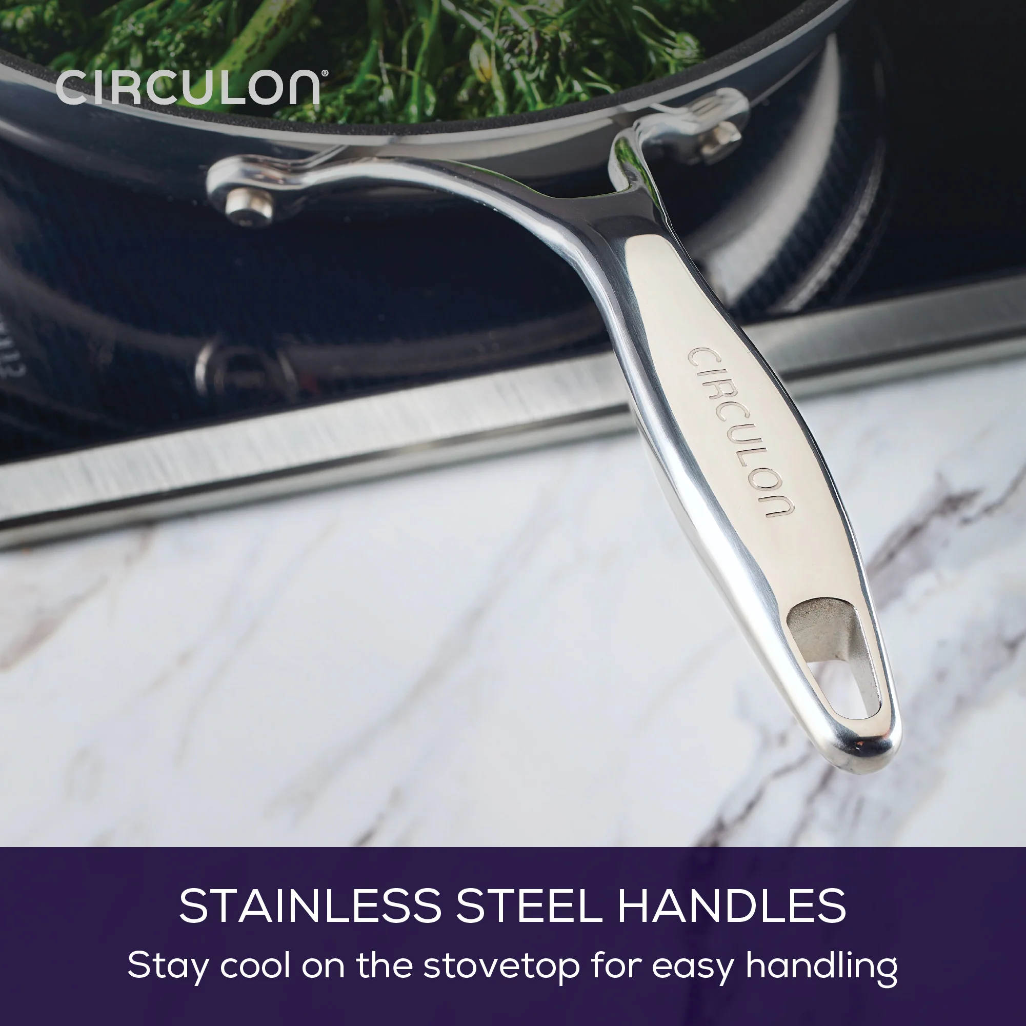 ScratchDefense Multi-Layer Stainless Steel Extreme Non-Stick Induction Frying Twin Set - Small & Medium - Image 6