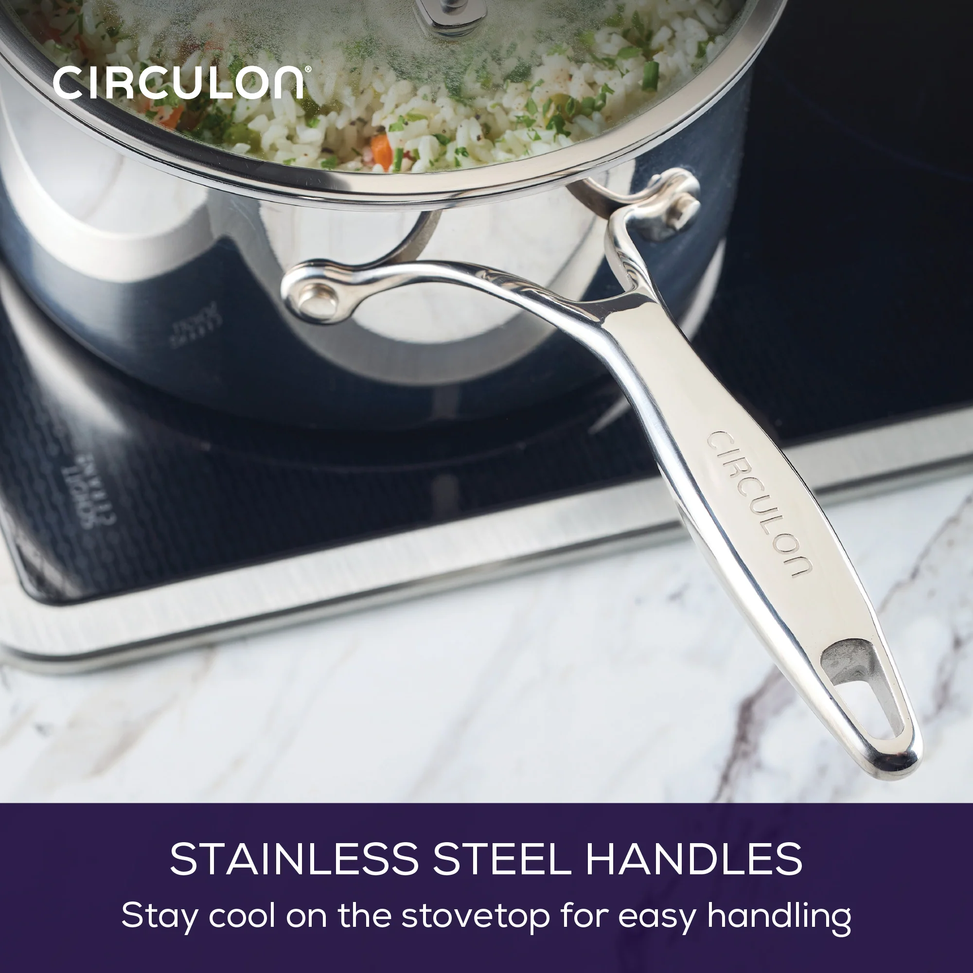 ScratchDefense Multi-Layer Stainless Steel Extreme Non-Stick Induction Saucepans - 2 Sizes - Image 6