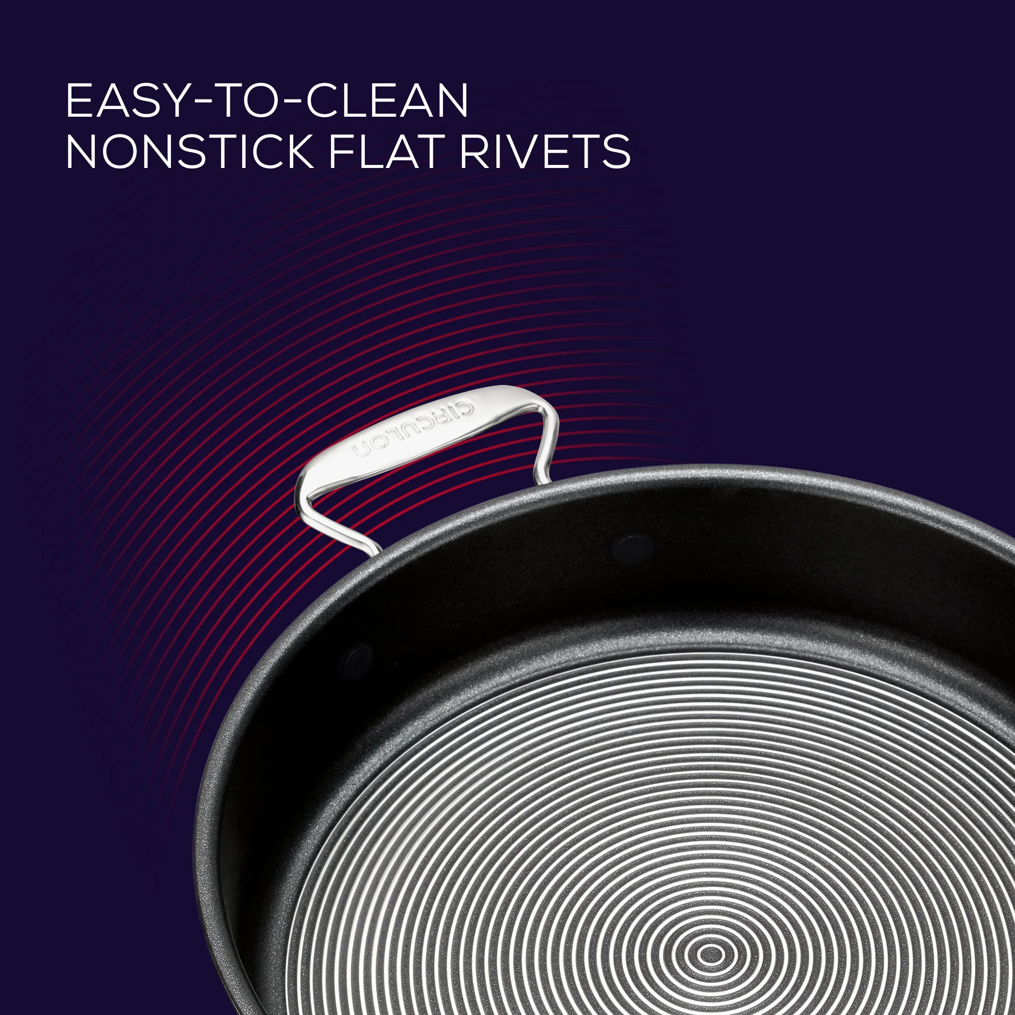 SteelShield™ Polished Stainless Steel Hybrid Non-Stick Saucepan & Lid Set - 3 Pieces - Image 10