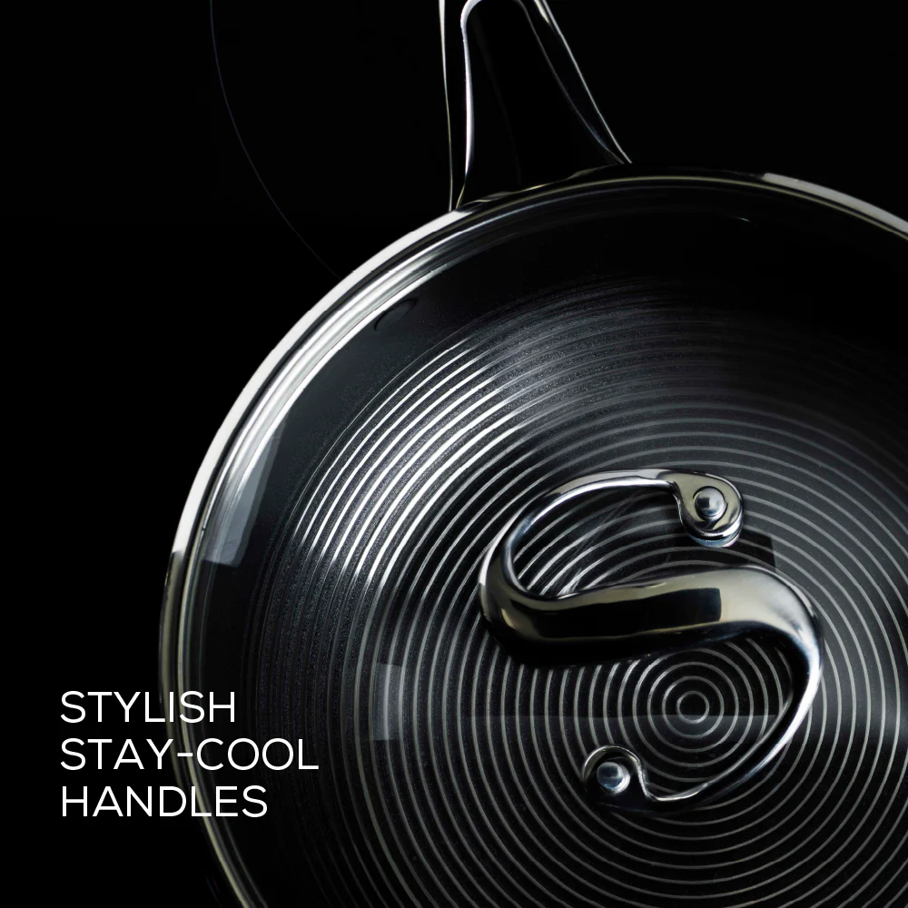 SteelShield™ Polished Stainless Steel Hybrid Non-Stick Saucepan & Lid Set - 3 Pieces - Image 8