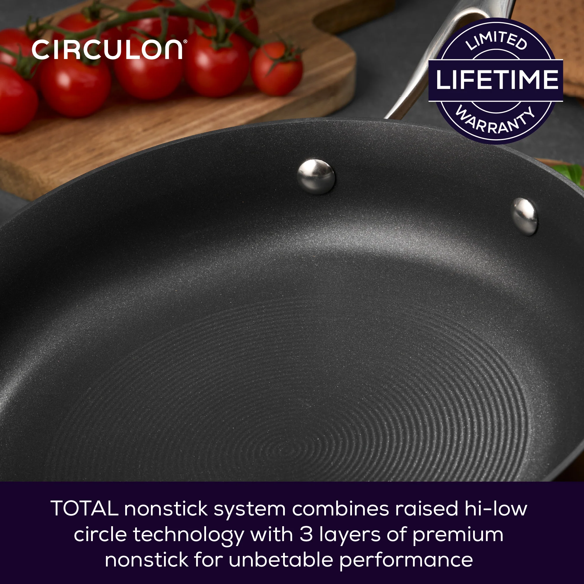 Style Non-Stick Induction Frying Pan - 2 Sizes - Image 2