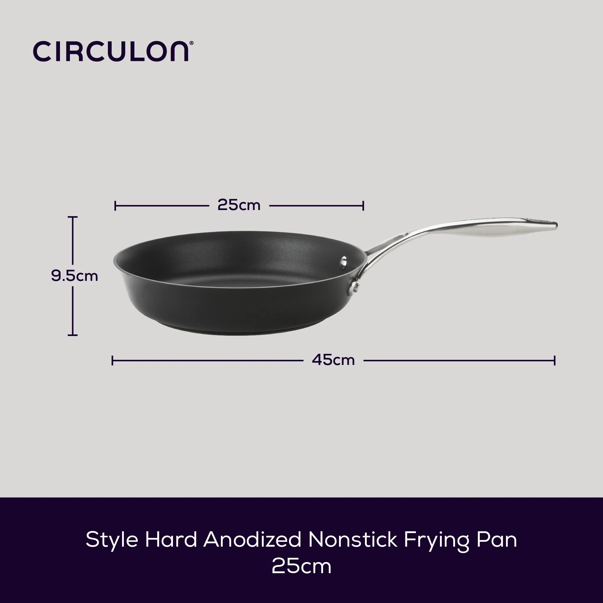 Style Non-Stick Induction Frying Pan - 2 Sizes - Image 3