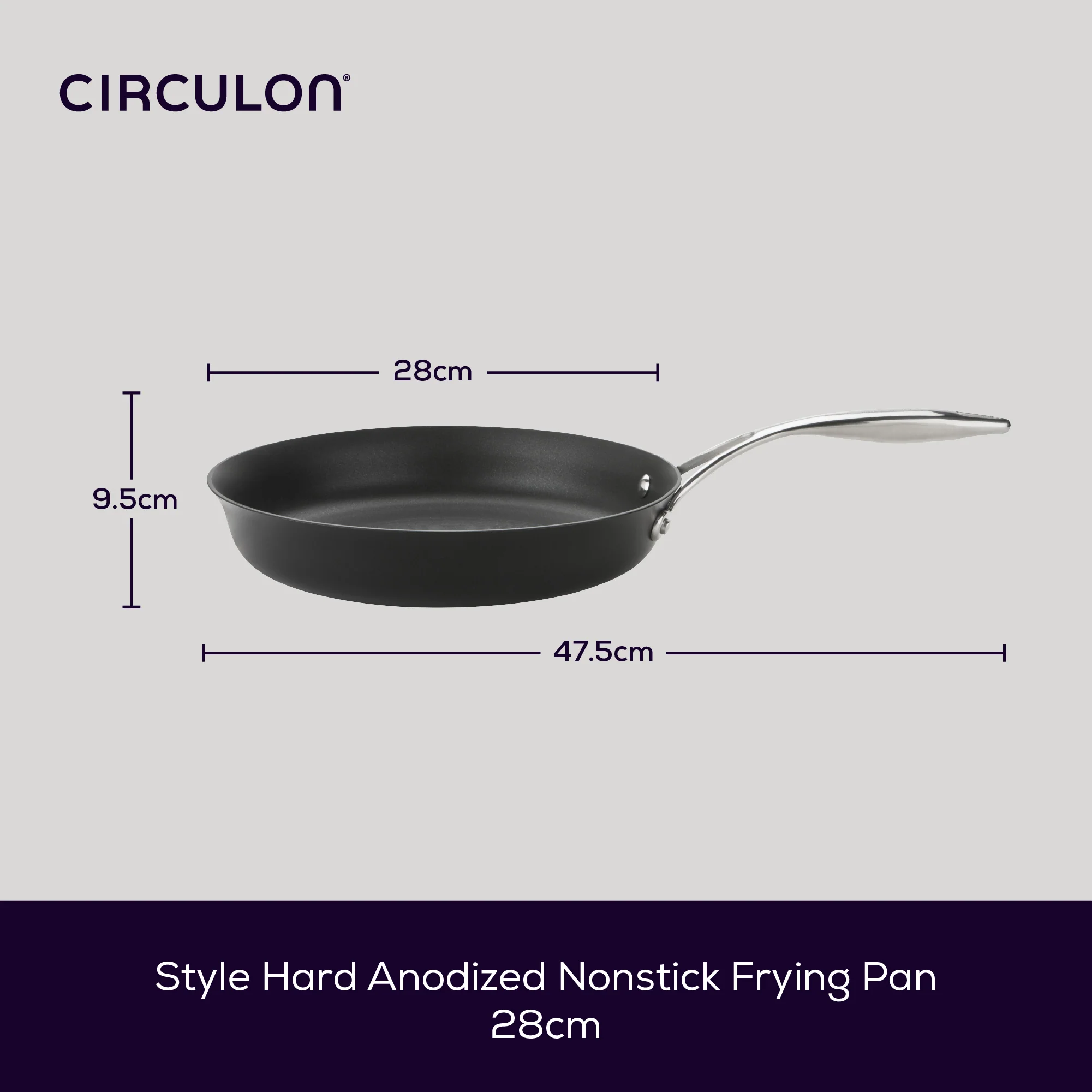 Style Non-Stick Induction Frying Pan - 2 Sizes - Image 4