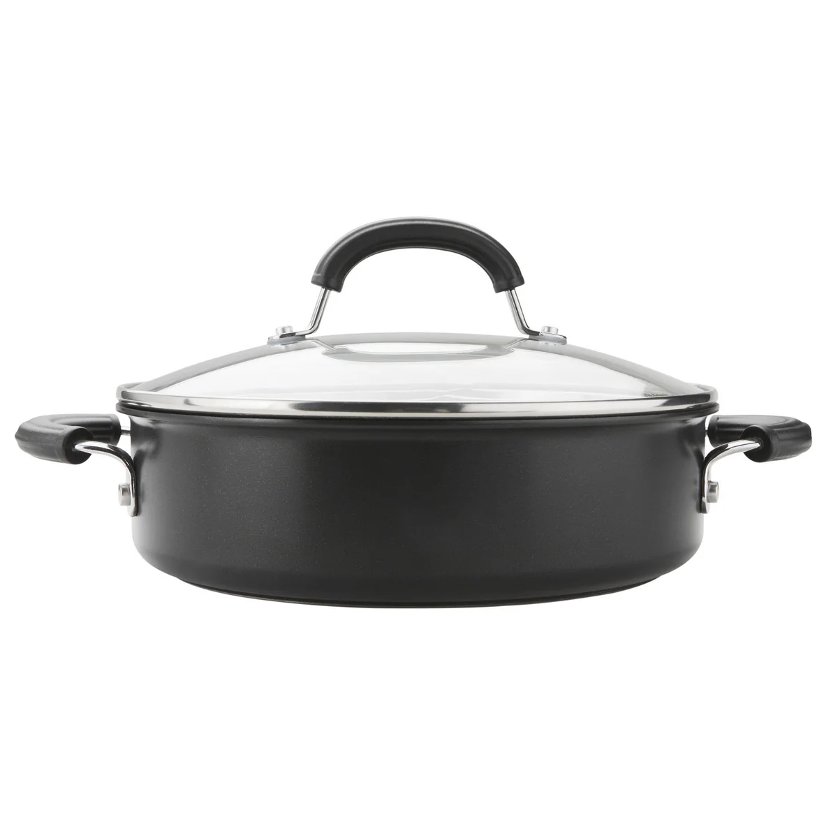 Total Non-Stick Skillet & Shallow Casserole Dish Set - 3 Pieces - Image 5